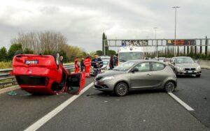 Nieco mniejsza liczba wypadków drogowych